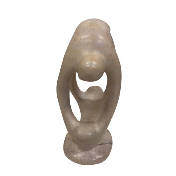 Soapstone Sculpture from Kenya Helping Hands 5.5"T x 3"W - Picture 4 of 8